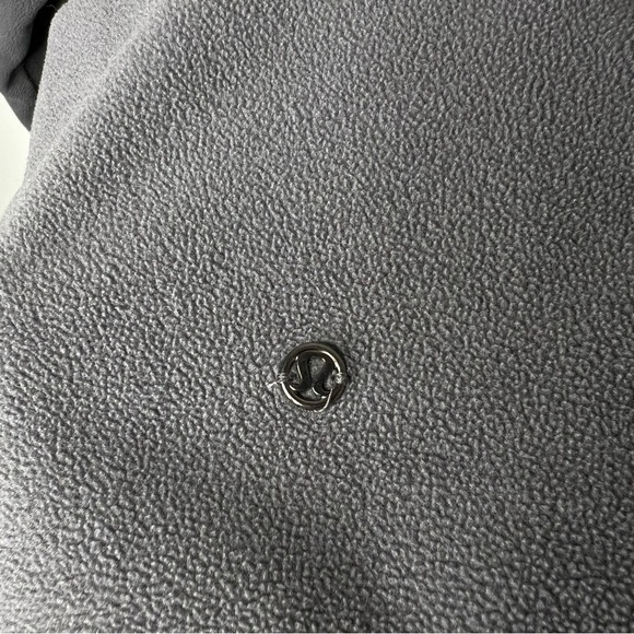 Lululemon On the Move Relaxed Fit Fleece Pullover Gray Hoodie Size 8 - Picture 7 of 11